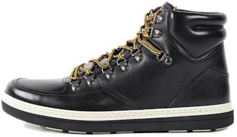 Gucci High-Top Sneaker 'Black Leather' 368496-B66Y0-1000 Gucci High-Top Sneaker 'Black Leather' 368496-B66Y0-1000