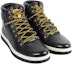 Lookbook Sneaker Tinggi Gucci 'Kulit Hitam' 368496-B66Y0-1000