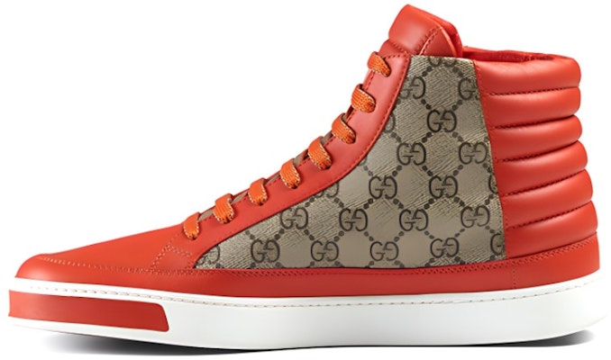 Gucci High-Top Sneaker 'Orange' 386740-A9LN0-7561 Buy Gucci High-Top Sneaker 'Orange' 386740-A9LN0-7561