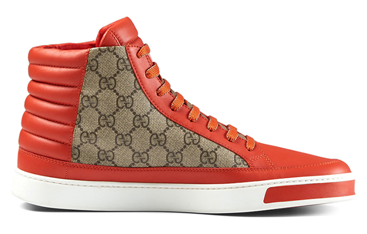 Order Gucci Kasut Tinggi 'Jingga' 386740-A9LN0-7561