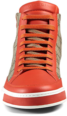 Gucci High-Top Sneaker 'Orange' 386740-A9LN0-7561 Lookbook Gucci High-Top Sneaker 'Orange' 386740-A9LN0-7561