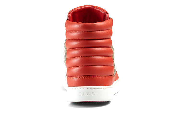 Shop Gucci Kasut Tinggi 'Jingga' 386740-A9LN0-7561