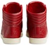 Shop Sneaker Gucci Bertapak Tinggi 'Kulit Merah' 221825-A9L90-6461