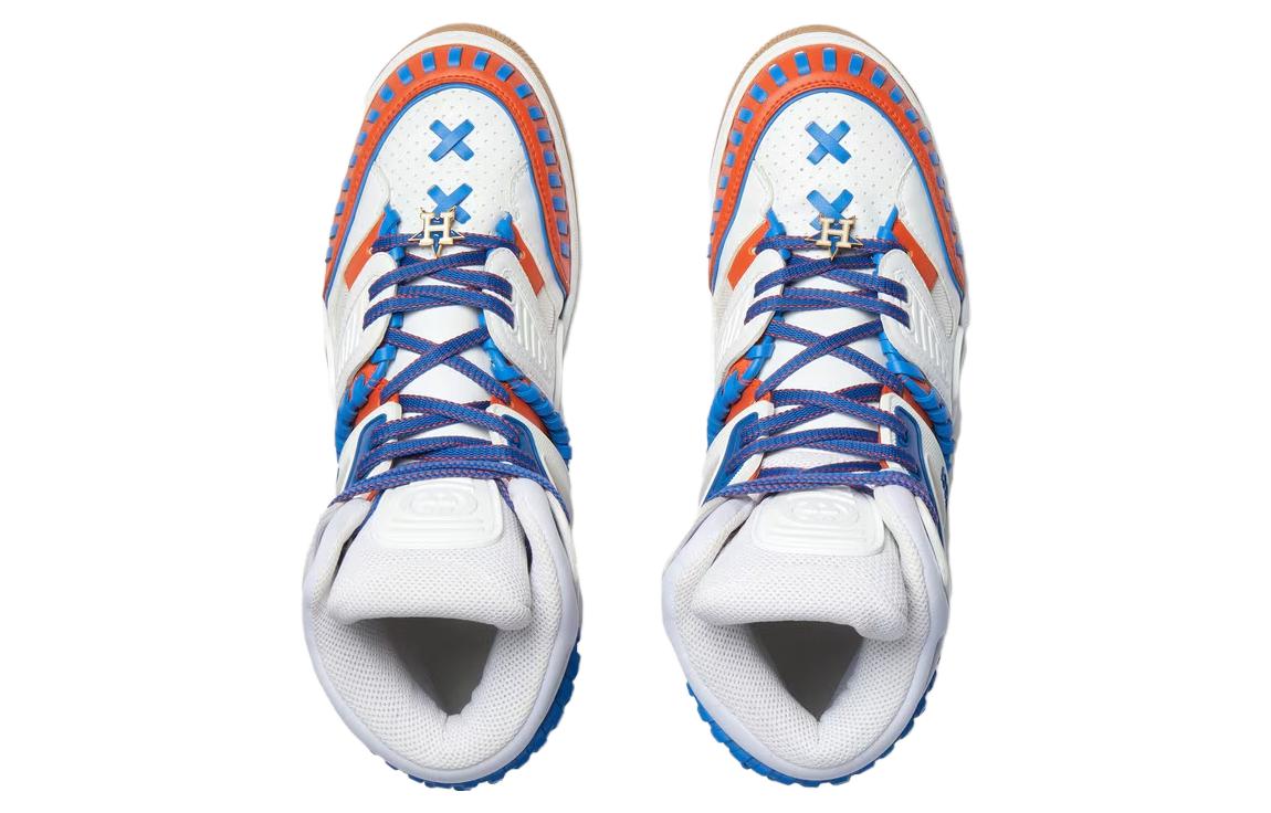 Lookbook Gucci High-Top Sneaker 'Fashion Putih Hujung Bulat' 723274-FAAZ5-7544