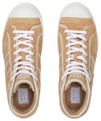 Gucci High-Top Sneakers 'Beige Suede' 759064-AACN0-9546 Lookbook Gucci High-Top Sneakers 'Beige Suede' 759064-AACN0-9546