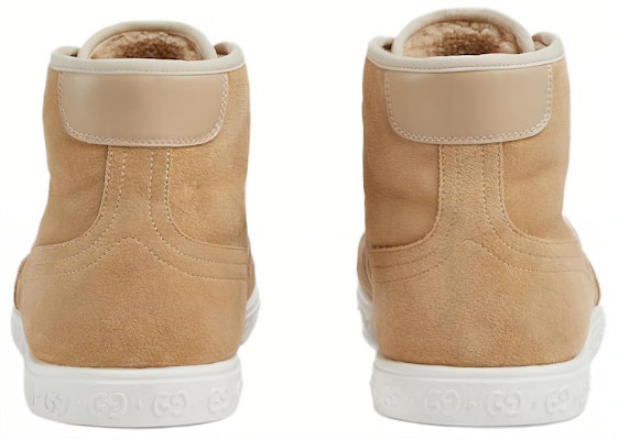 Gucci High-Top Sneakers 'Beige Suede' 759064-AACN0-9546 Shop Gucci High-Top Sneakers 'Beige Suede' 759064-AACN0-9546