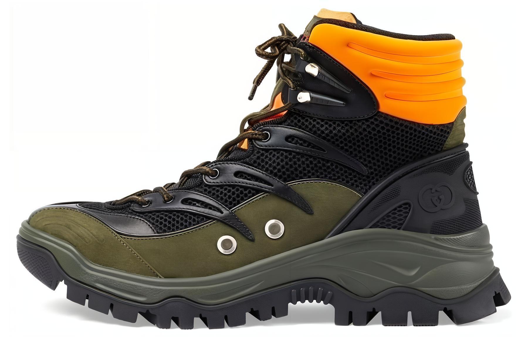 Gucci High-Top Sneakers 'Green Leather' 698779-2KD20-1069