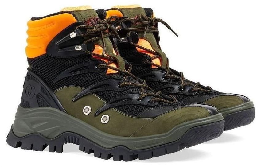 Shop Sneakers Alti Gucci ''Pelle Verde'' 698779-2KD20-1069