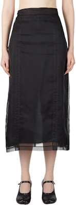 구찌 하이웨이스트 블랙 미디 일자 스커트 705909-ZHS22-1000 Shop 구찌 하이웨이스트 블랙 미디 일자 스커트 705909-ZHS22-1000