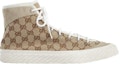 Order Sneakers Tinggi Gucci Kanvas 'Distressed Beige' 738995-FABQA-9796