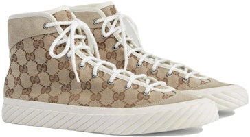 구찌 디스트레스드 베이지 하이탑 캔버스 스니커즈 (77 characters) 738995-FABQA-9796 Lookbook 구찌 디스트레스드 베이지 하이탑 캔버스 스니커즈 (77 characters) 738995-FABQA-9796