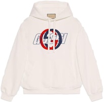 Gucci Hoodie Pullover Long Sleeve Gray/White SS24 770839-XJGA2-9314 Gucci Hoodie Pullover Long Sleeve Gray/White SS24 770839-XJGA2-9314