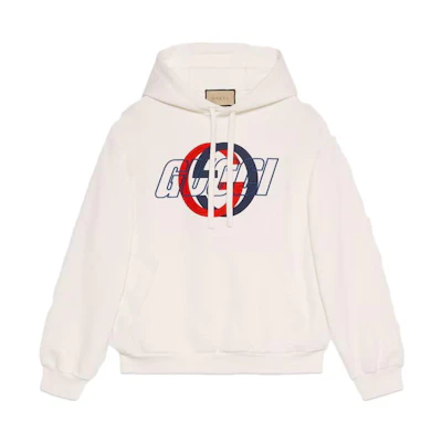 Gucci Hoodie Pullover Long Sleeve Gray/White SS24 770839-XJGA2-9314