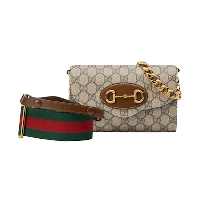 Gucci Horsebit 1955 Bag Mini GG Supreme Beige/Ebony