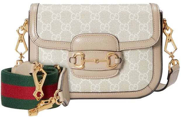Gucci Horsebit 1955 GG Mini Bag Beige/White Buy Gucci Horsebit 1955 GG Mini Bag Beige/White