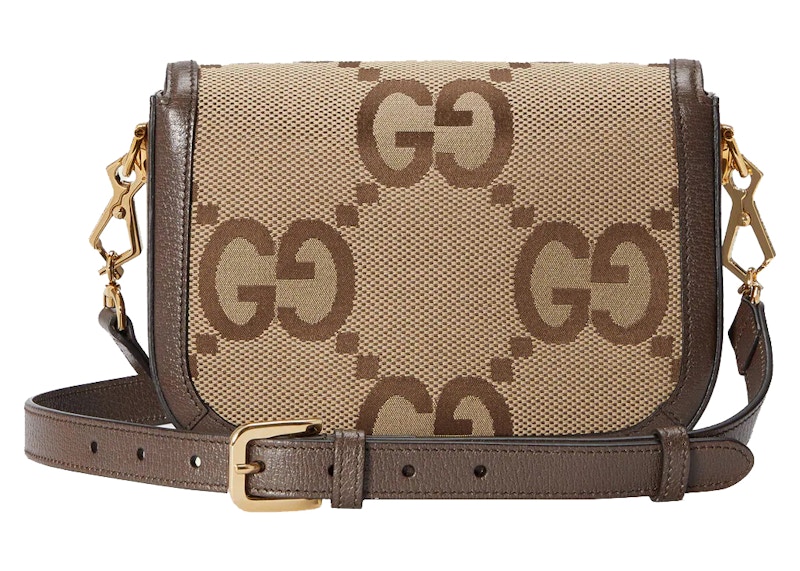 Order グッチ ホースビット 1955 ジャンボ GG ミニバッグ キャメル/エボニー