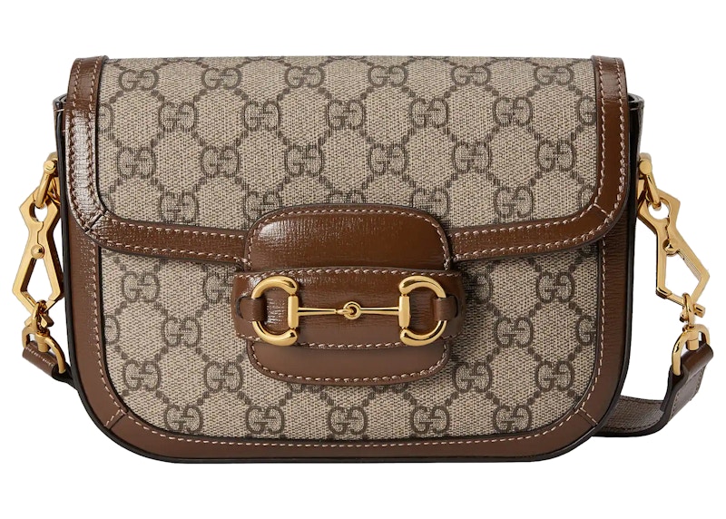 Gucci Horsebit 1955 Mini Bag Beige/Ebony