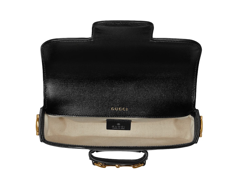 Lookbook Beg Mini Gucci Horsebit 1955 Hitam