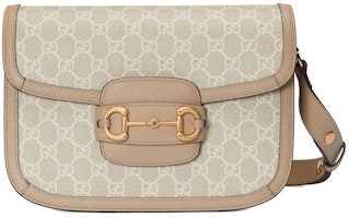 Gucci Horsebit 1955 Small Bag Beige/White Gucci Horsebit 1955 Small Bag Beige/White