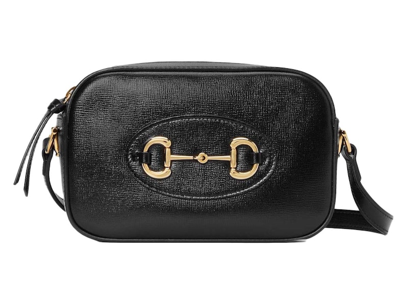 Gucci Horsebit 1955 Small Camera Shoulder Bag Black
