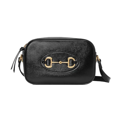 Gucci Horsebit 1955 Small Camera Shoulder Bag Black