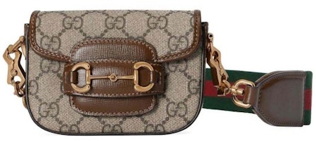 Gucci Horsebit 1955 Strap Wallet Beige/Ebony Supreme Gucci Horsebit 1955 Strap Wallet Beige/Ebony Supreme