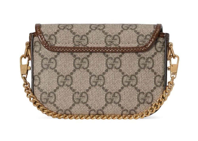 Order 구찌 홀스빗 1955 스트랩 지갑 베이지/에보니 슈프림 
