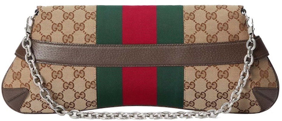 古馳馬銜鏈中號肩背包 米色/深棕色 Order 古馳馬銜鏈中號肩背包 米色/深棕色