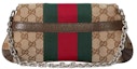 Order Beg Tangan Kecil Gucci Horsebit Rantai Beige/Ebony