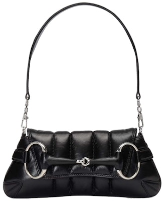 Bolso de Hombro Pequeño Gucci Horsebit Cadena Negro Buy Bolso de Hombro Pequeño Gucci Horsebit Cadena Negro