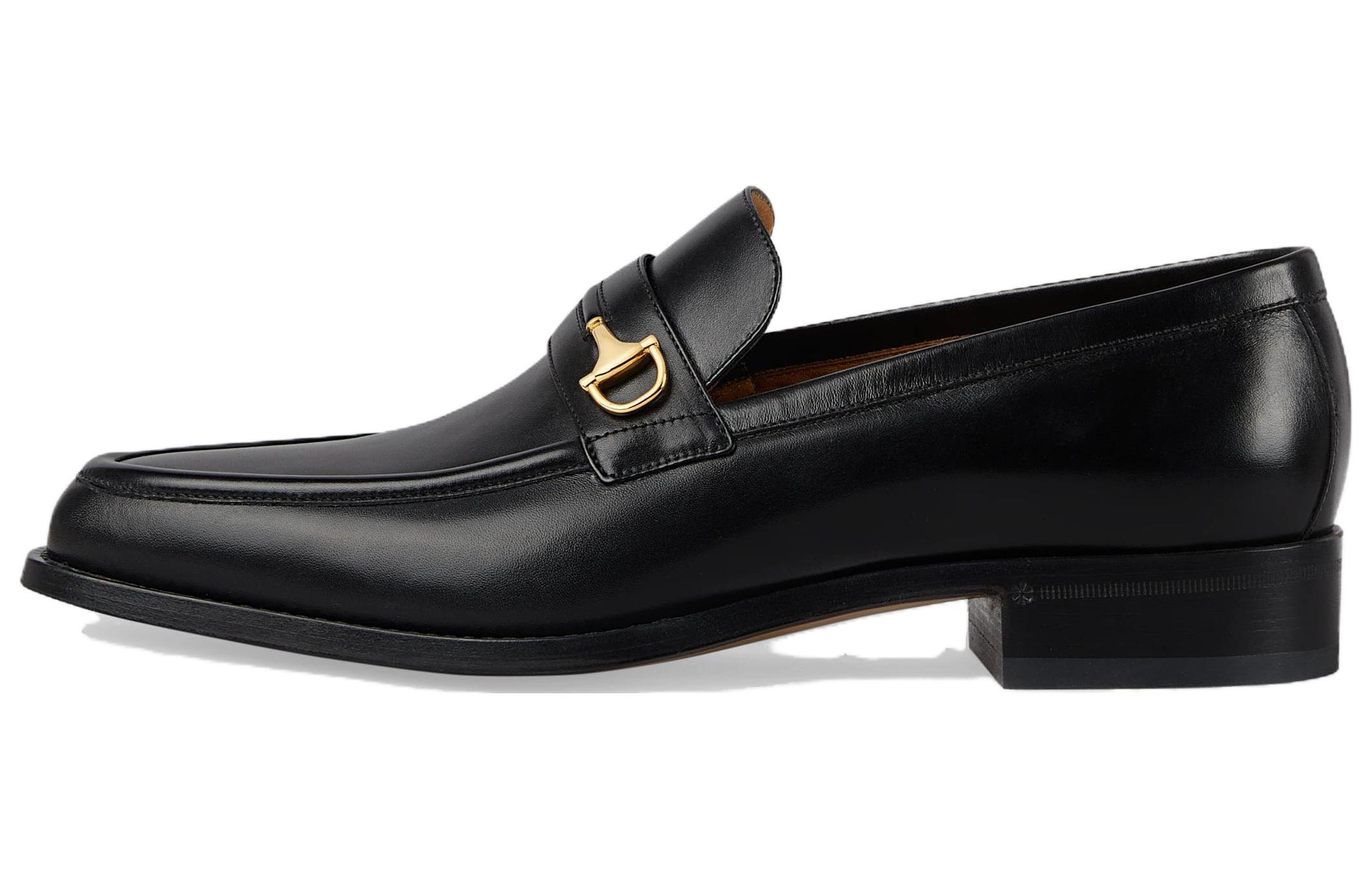 Buy Gucci Horsebit Loafers Datar 'Hitam' 757774-AFE00-1000