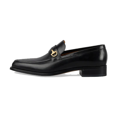 Gucci Horsebit Flat Loafers 'Black'