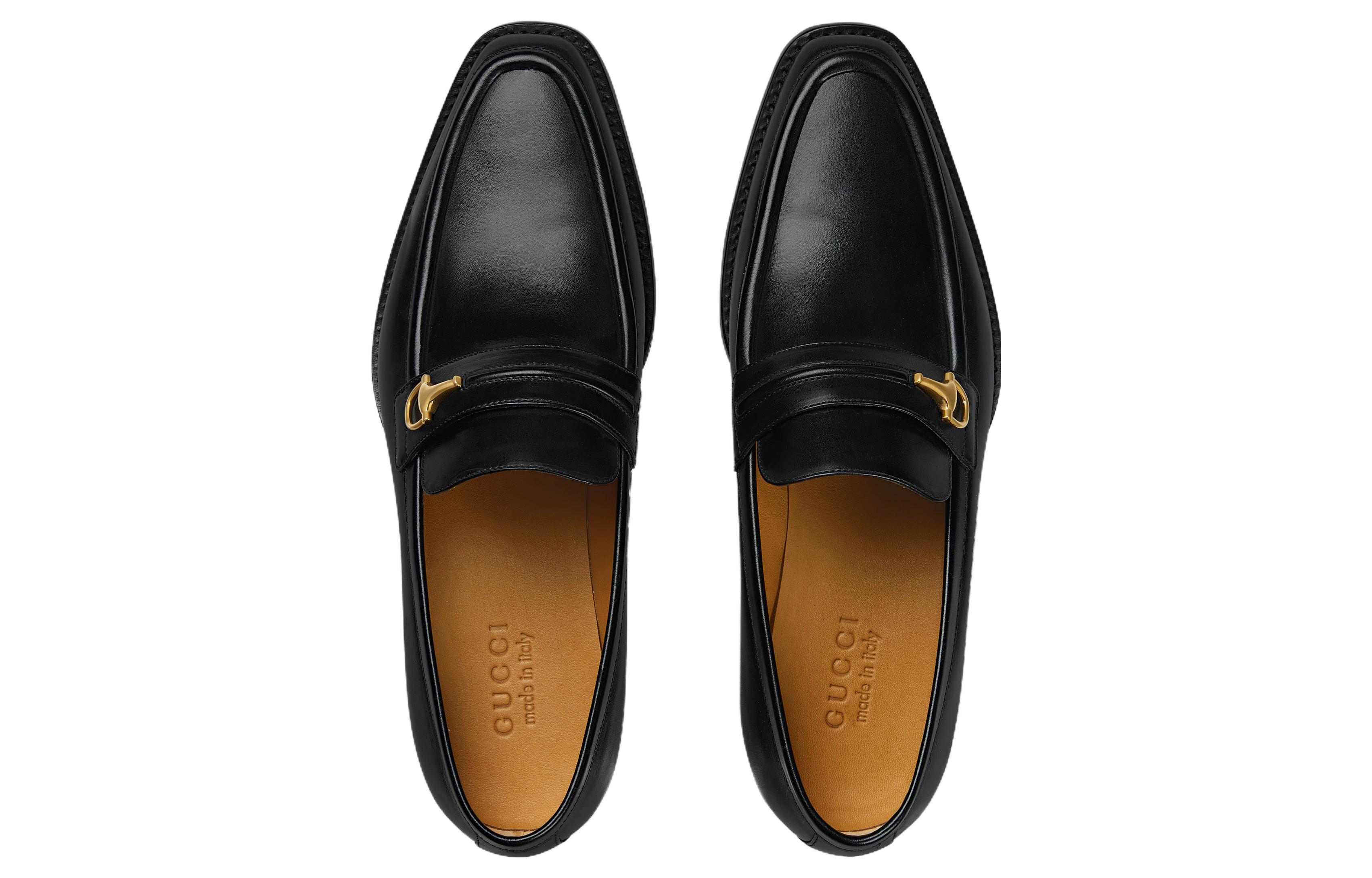Gucci Horsebit Flat Loafers 'Black' 圖 3
