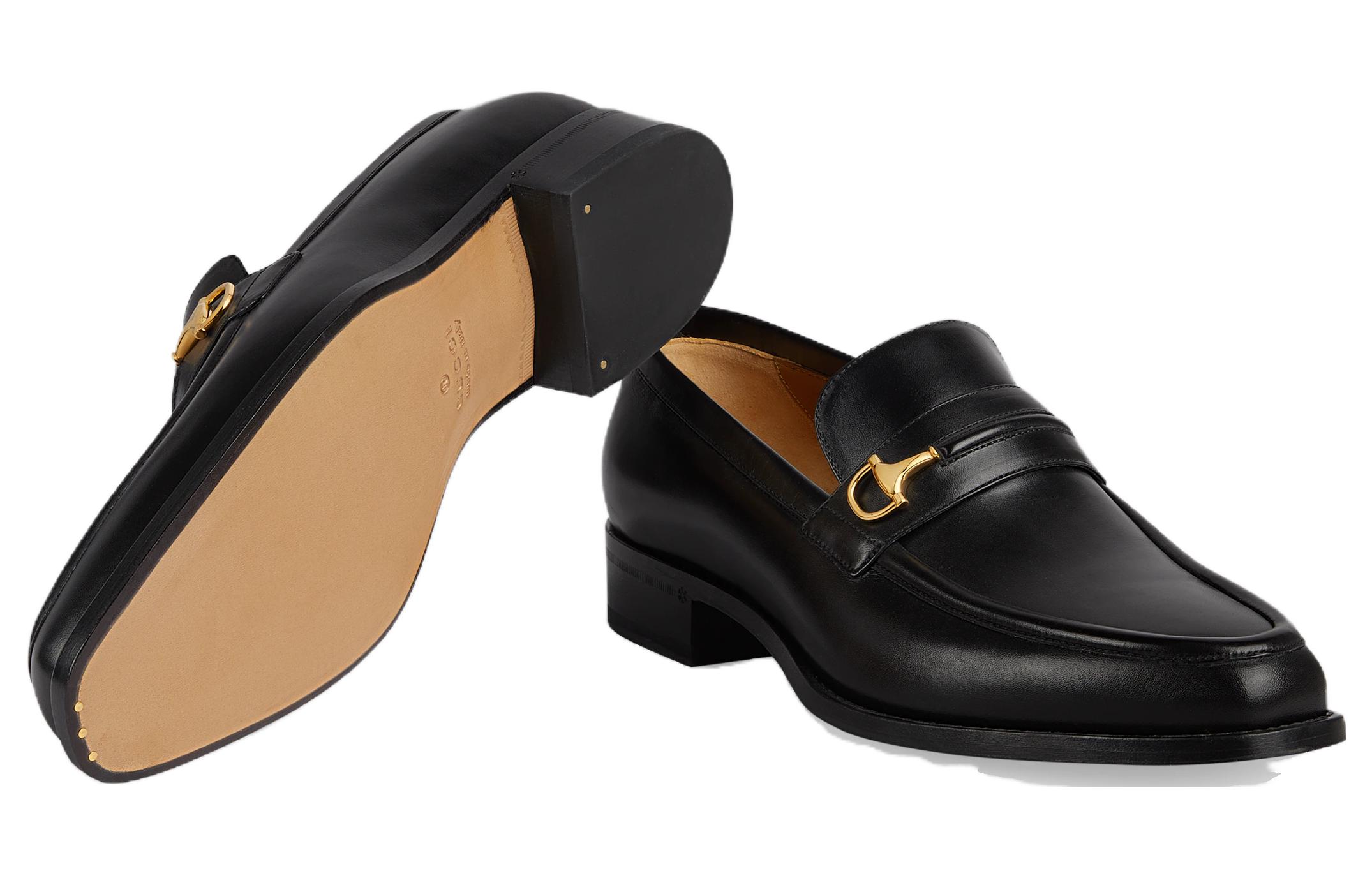 Gucci Horsebit Flat Loafers 'Black' 圖 5