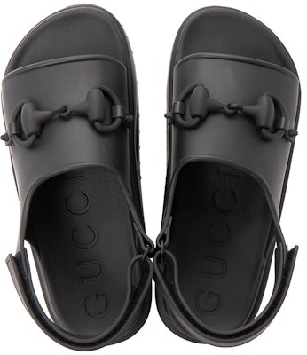 Gucci Horsebit Flatform Sandal 'Black' 747752-JAAC9-1000 Shop Gucci Horsebit Flatform Sandal 'Black' 747752-JAAC9-1000
