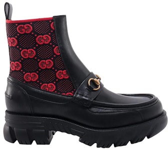 Gucci Horsebit GG Jersey Boot 'Hitam Merah' 718708-AAA4Y-1071 Order Gucci Horsebit GG Jersey Boot 'Hitam Merah' 718708-AAA4Y-1071