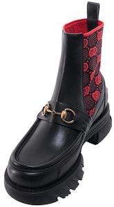 Gucci Horsebit GG Jersey Boot 'Hitam Merah' 718708-AAA4Y-1071 Purchase Gucci Horsebit GG Jersey Boot 'Hitam Merah' 718708-AAA4Y-1071