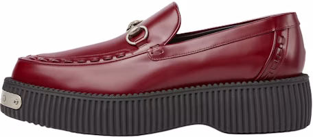 GUCCI Horsebit Leather Platform Loafers 5.3cm Red 797095 AAD30 6207 GUCCI Horsebit Leather Platform Loafers 5.3cm Red 797095 AAD30 6207