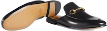 Details for Gucci Selipar Kulit Horsebit 'Hitam' 426219-BLM00-1000
