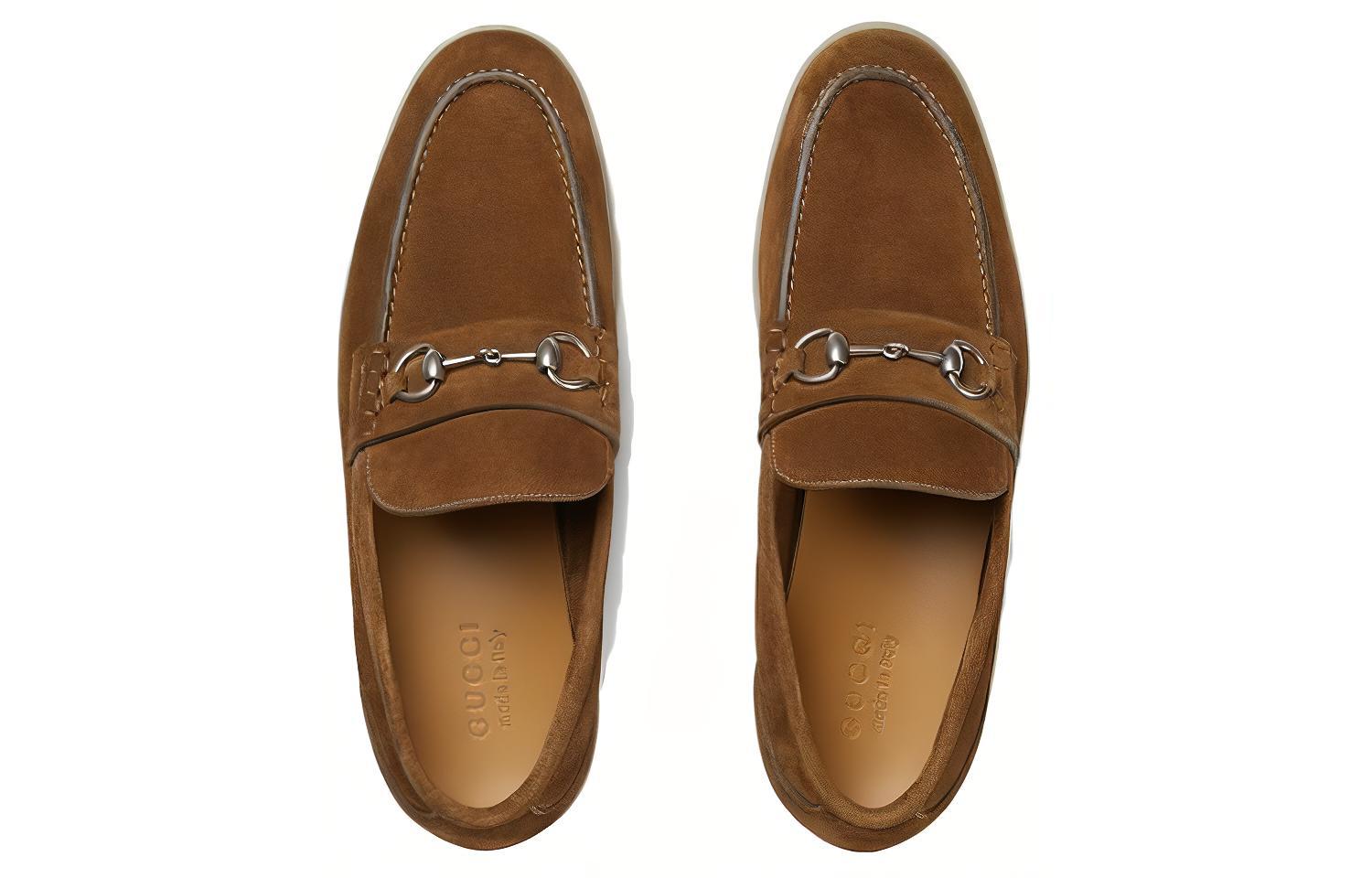 Shop Gucci Horsebit Loafer 'Brown' 782672-AACVH-2110