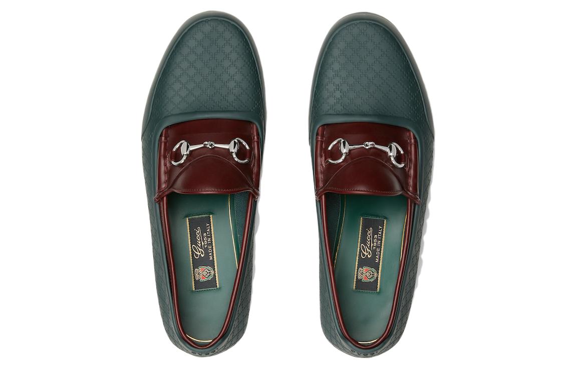 Lookbook Gucci Horsebit Loafer 'Green Leather' 759911-AACFG-6101