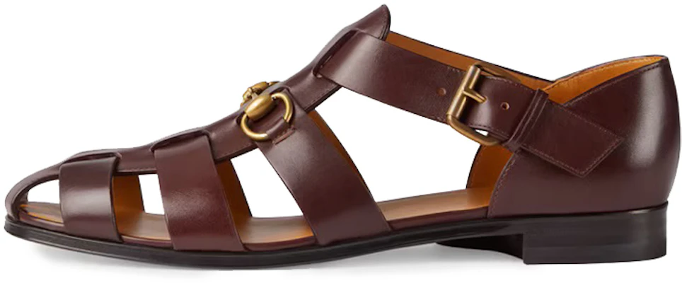 Gucci Horsebit Sandal 'Burgundy' Buy Gucci Horsebit Sandal 'Burgundy'