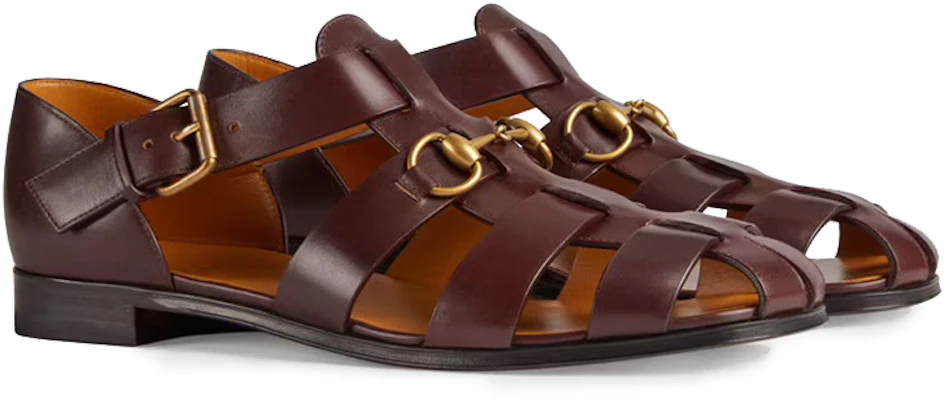 Gucci Horsebit Sandal 'Burgundy' Lookbook Gucci Horsebit Sandal 'Burgundy'