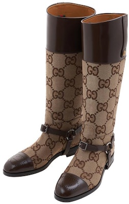 Gucci Horsebit Tall Boots 'Beige Brown' 675658-UKO50-2597 Lookbook Gucci Horsebit Tall Boots 'Beige Brown' 675658-UKO50-2597