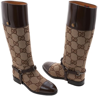 Gucci Horsebit Tall Boots 'Beige Brown' 675658-UKO50-2597 Shop Gucci Horsebit Tall Boots 'Beige Brown' 675658-UKO50-2597
