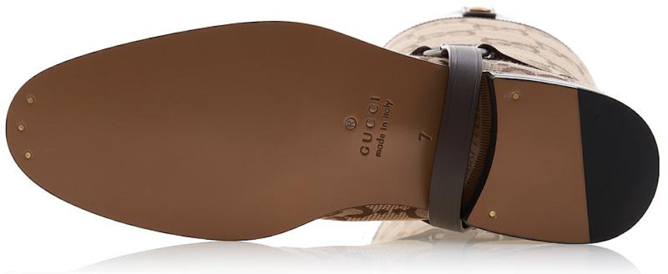 Gucci Horsebit Tall Boots 'Beige Brown' 675658-UKO50-2597 Details for Gucci Horsebit Tall Boots 'Beige Brown' 675658-UKO50-2597