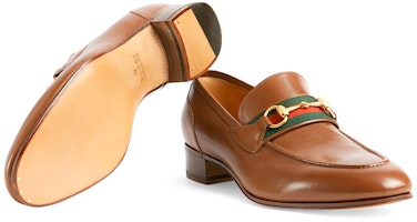 구찌 웹 스트라이프 홀스빗 로퍼 (브라운) 655579-0G0P0-2870 Details for 구찌 웹 스트라이프 홀스빗 로퍼 (브라운) 655579-0G0P0-2870