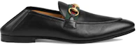 Lookbook (W) Gucci Horsebit Loafer dengan Web 'Kulit Hitam' 581513-DLCC0-1078