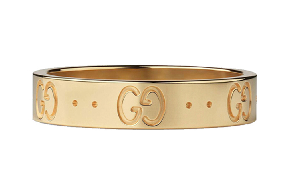 GUCCI Icon Narrow 18K Gold Ring Unisex 660070-J8500-8000