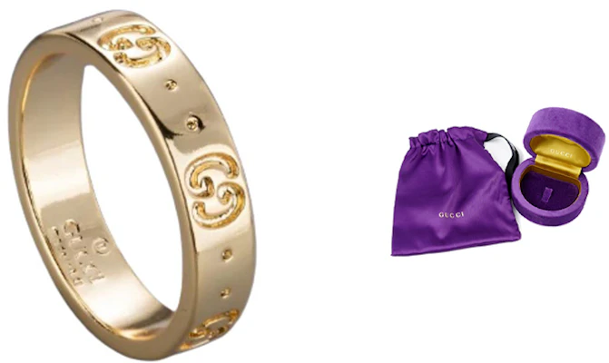 Anillo GUCCI Icon Serie Oro 18K Estrecho Unisex Pareja Oro 18K 660070-J8500-8000-1 Order Anillo GUCCI Icon Serie Oro 18K Estrecho Unisex Pareja Oro 18K 660070-J8500-8000-1